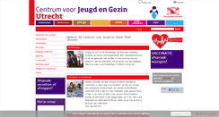 Desktop Screenshot of jeugdengezinutrecht.nl